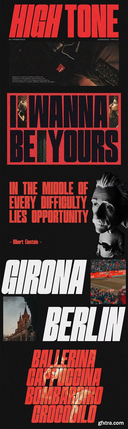 Hightone - Condensed Font Duo