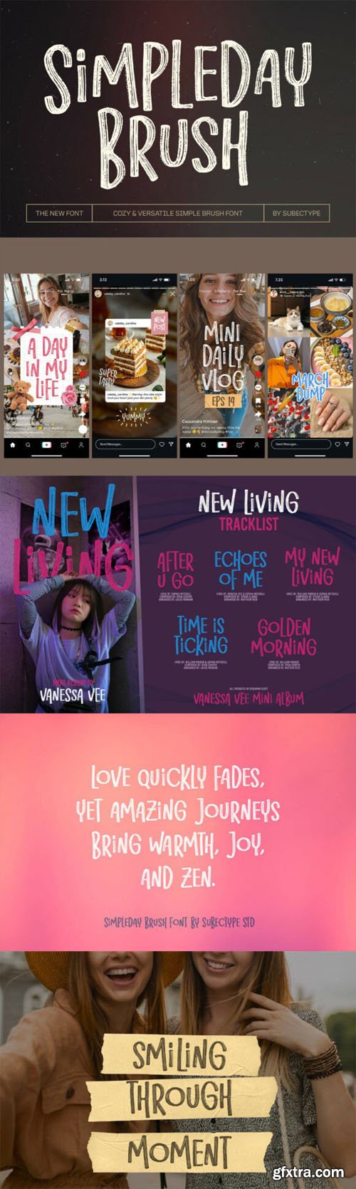 Simpleday Brush Font