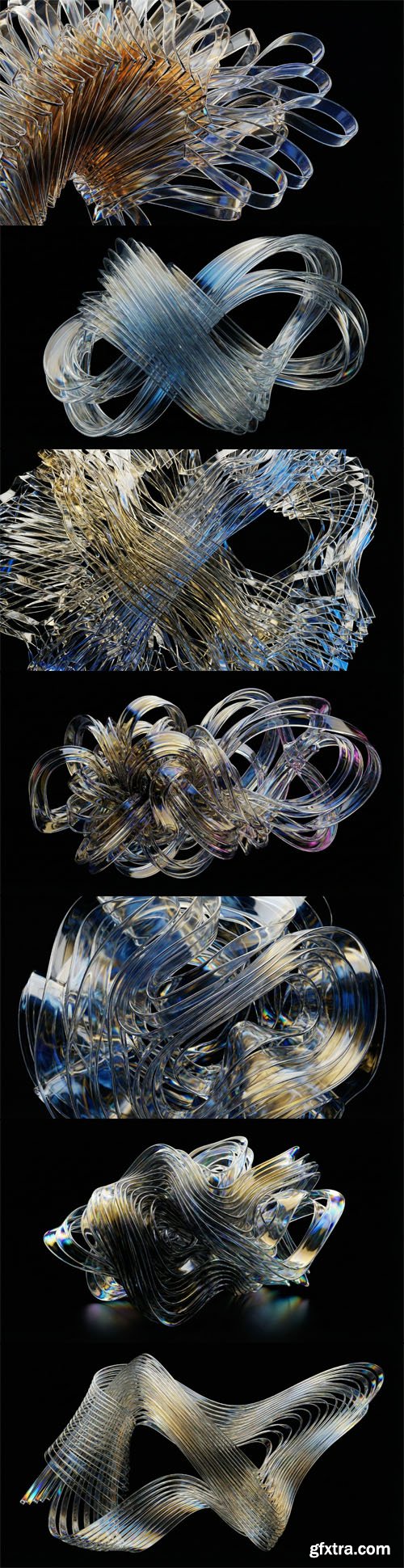180+ Abstract Organic Glass Backgrounds Collection