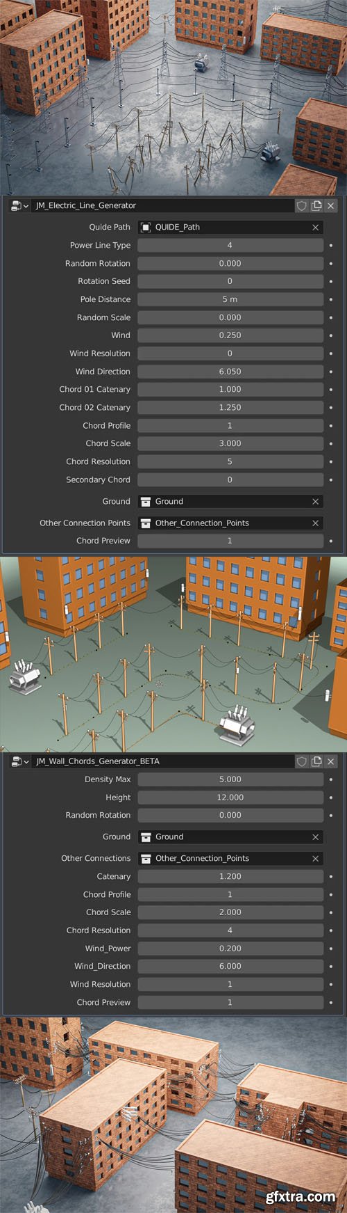 Geometrynodes Setup - Electric Line Generator Blender 3.3
