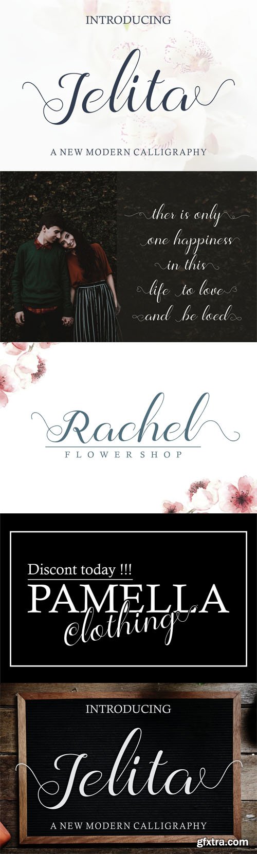 Jelita - New Modern Calligraphy Script Font