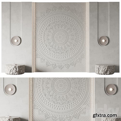 3dsky Pro - Headboard of bed No. 12