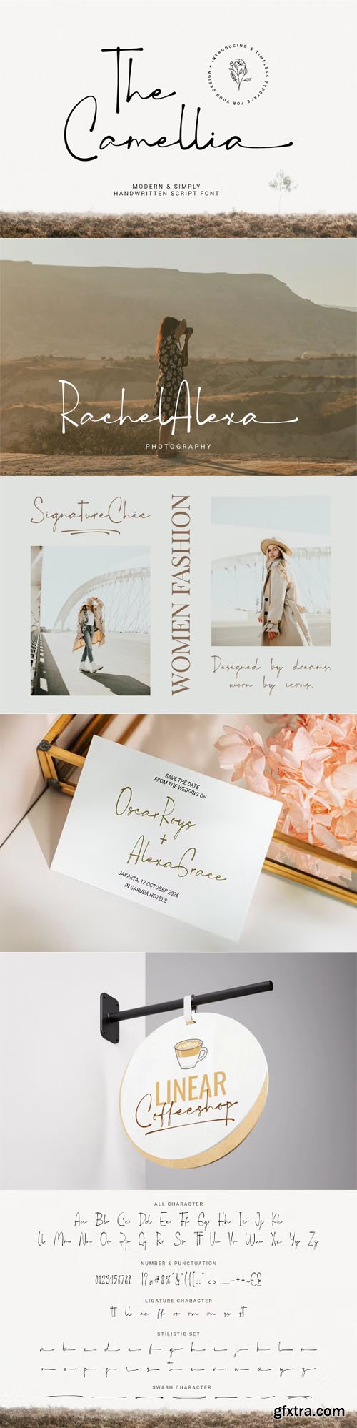 The Camellia - Modern Handwritten Script Font