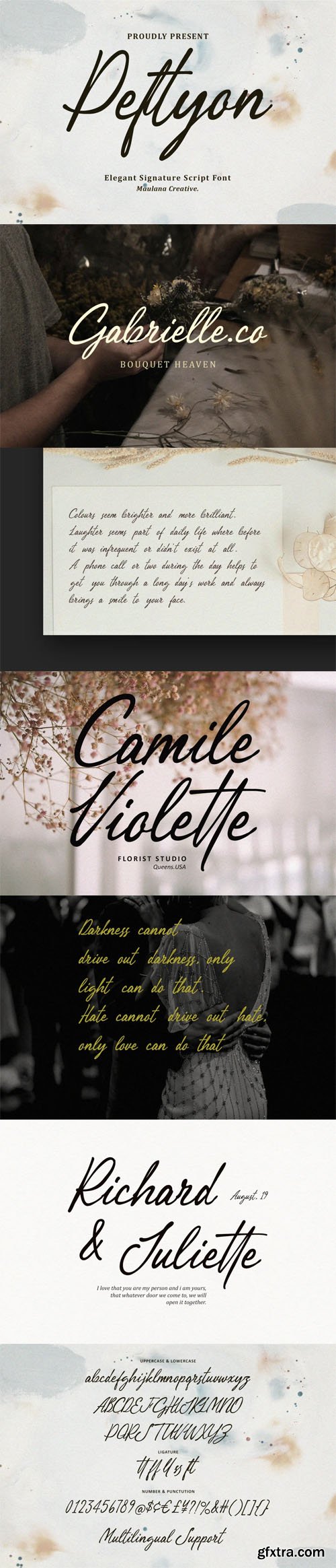 Peftyon - Elegant Signature Script Font