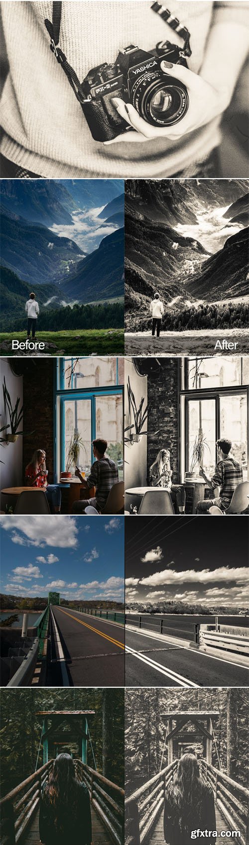 B&W Infrared - Mobile & Desktop Lightroom Presets