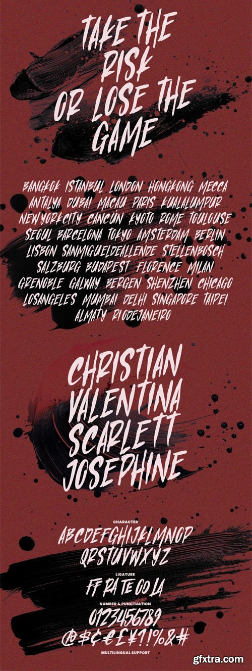 Crawn Migeos - Brush Display Font