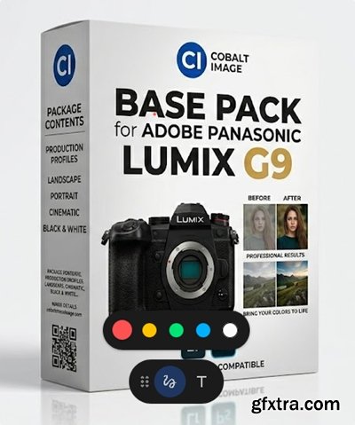 Cobalt Image - Base Pack for Adobe Panasonic Lumix G9 v3.0