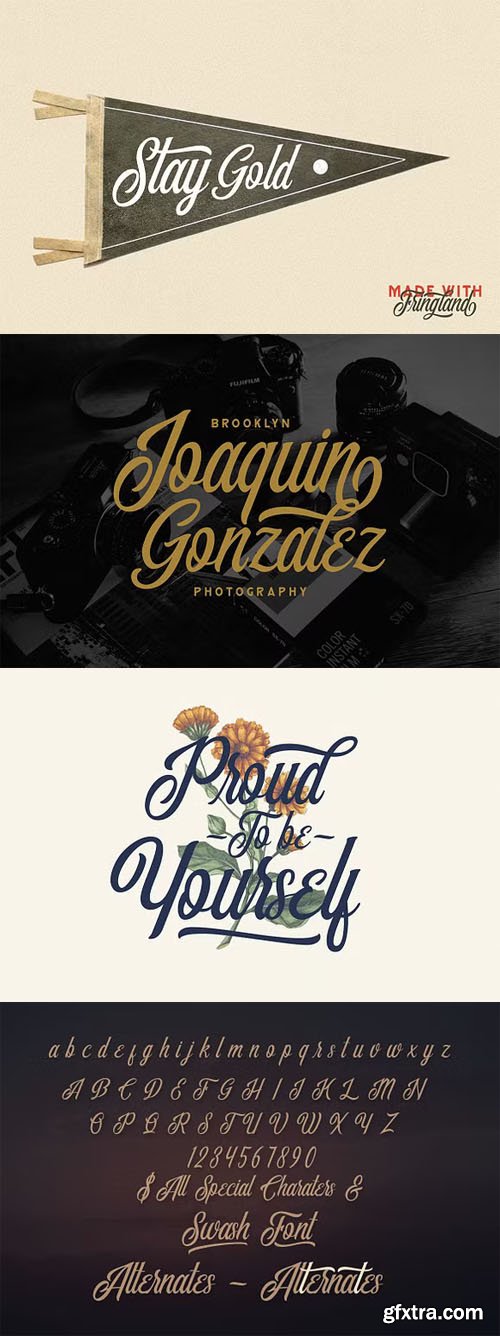 Fringland - Casual Script Typeface