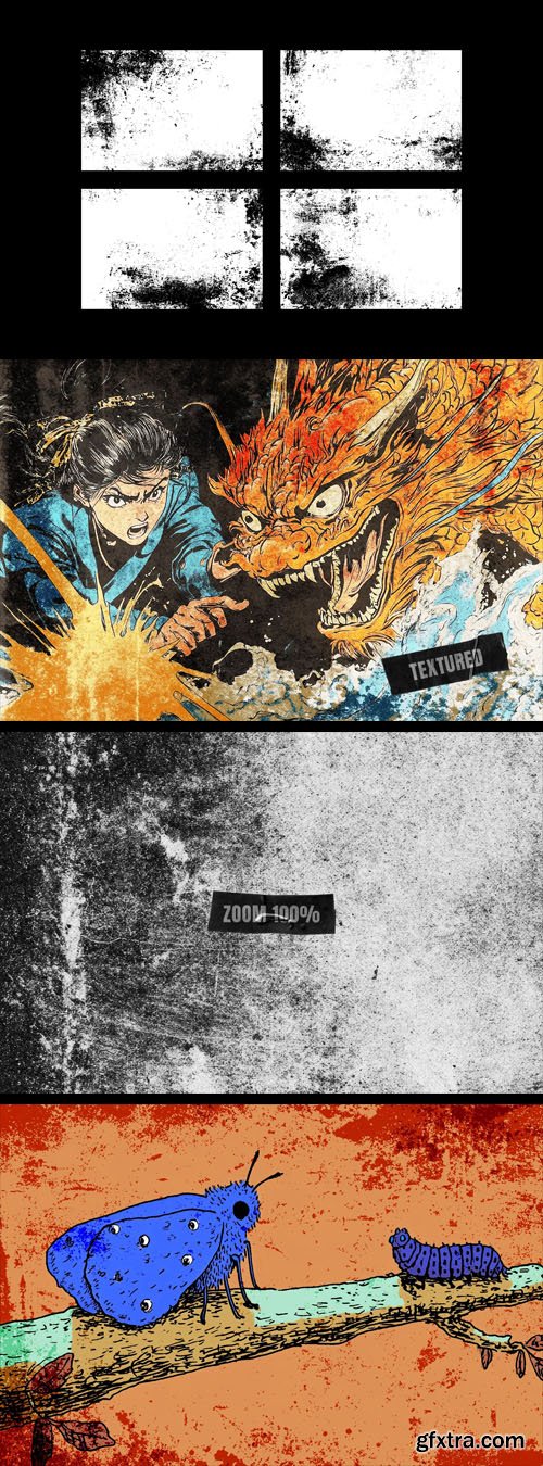 Grunge Texture Overlays for Photoshop