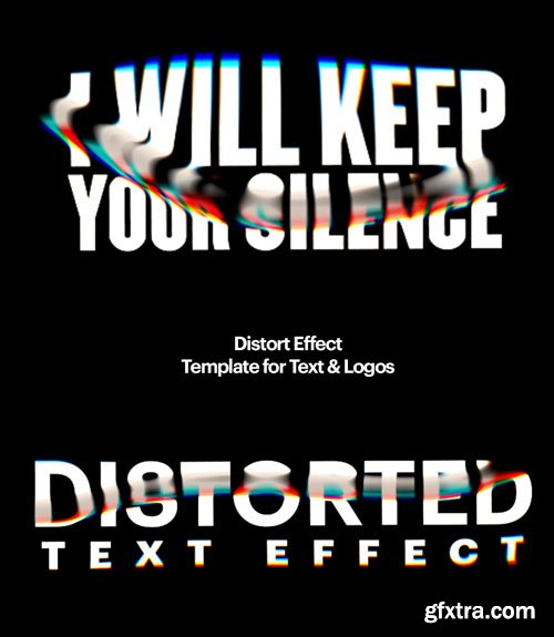 Distorted Warp Effect (Animated) - After Effects Project