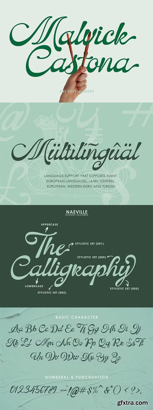 Naeville - Modern Classic Style Script Font
