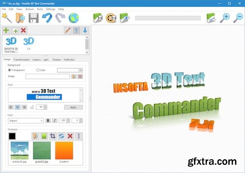 Insofta 3D Text Commander 7.0