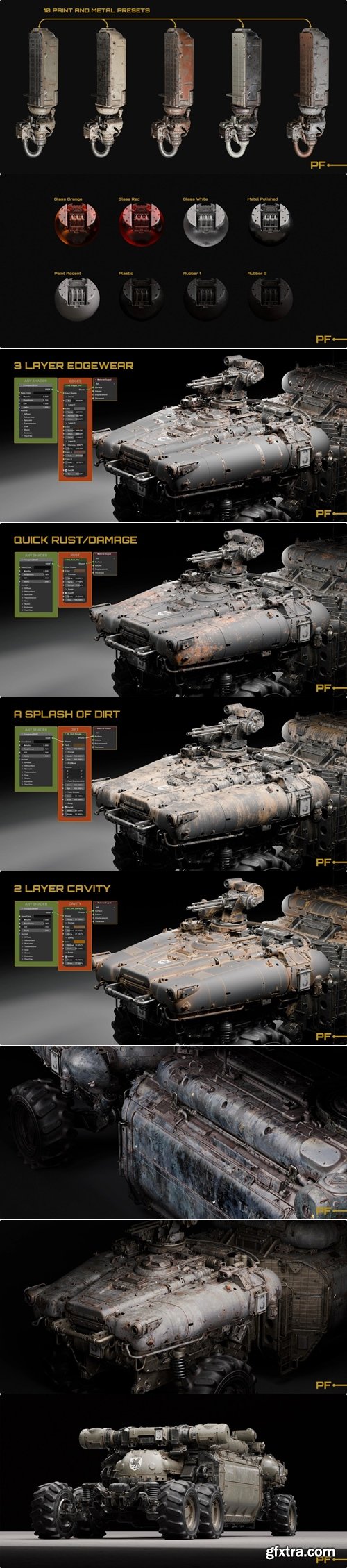 Gumroad - Hardshell Shaders for Blender