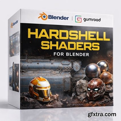 Gumroad - Hardshell Shaders for Blender