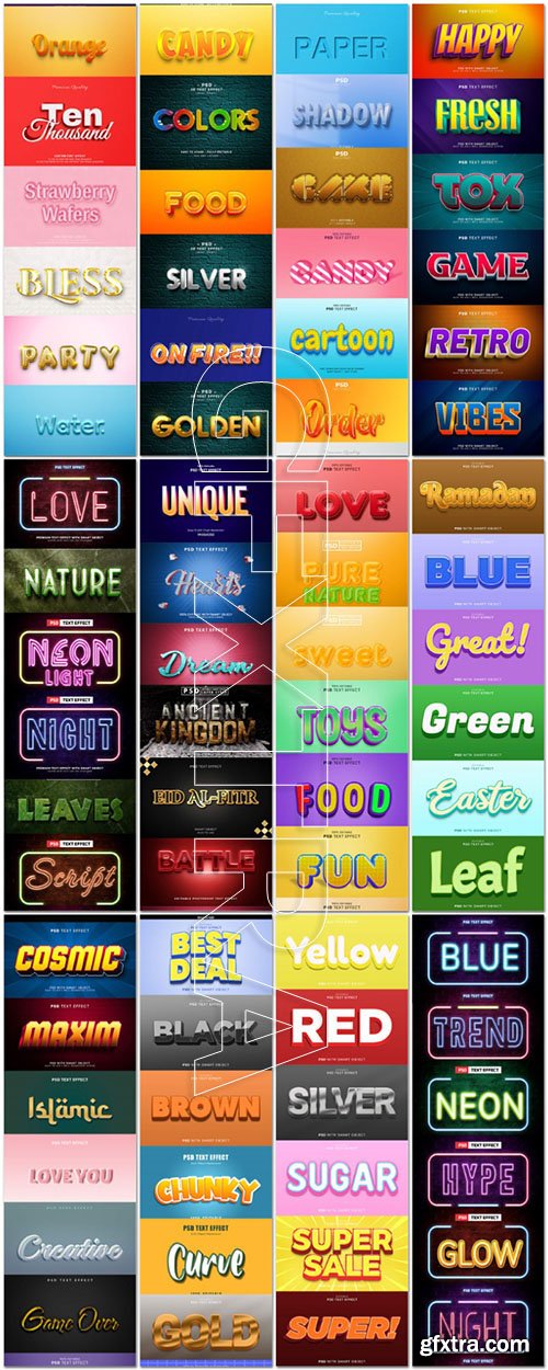 Mega Collection of PSD Text Effects Vol 2