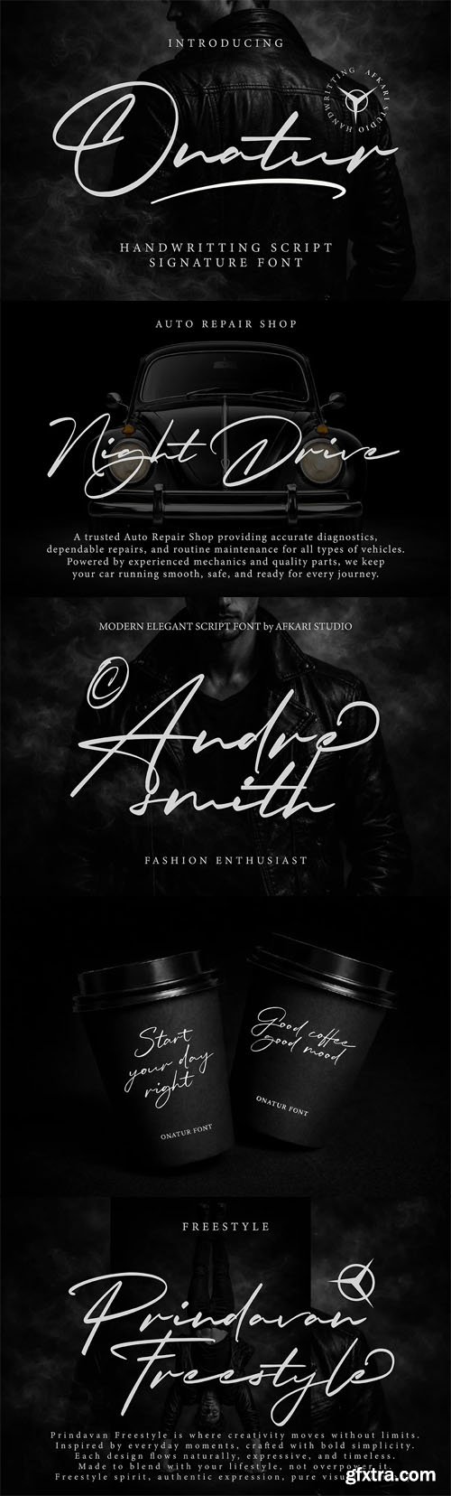 Onatur - Handwritten Signature Script Font