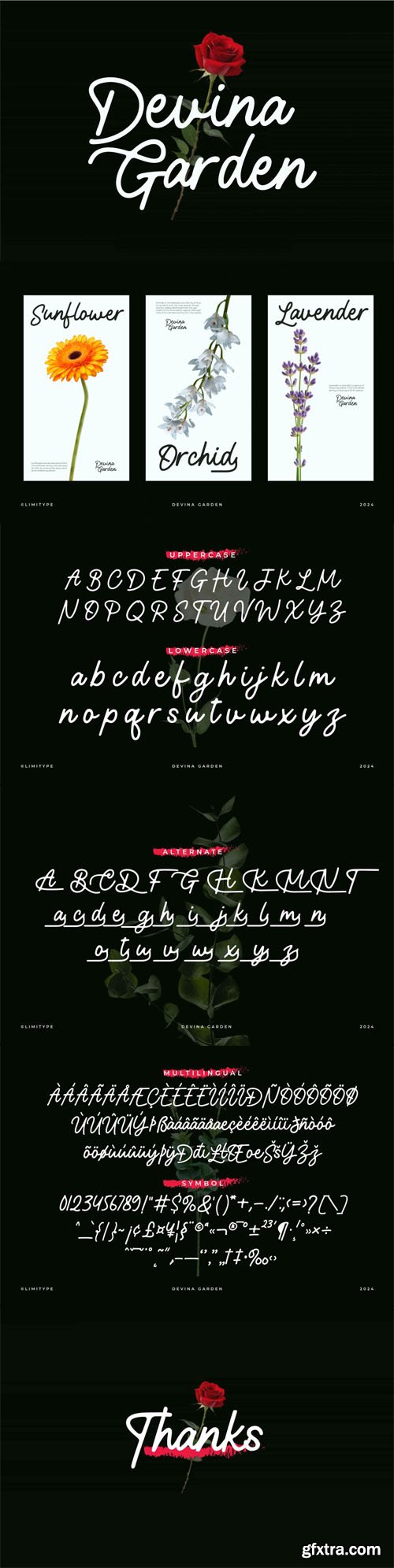 Devina Garden - Modern Script Font