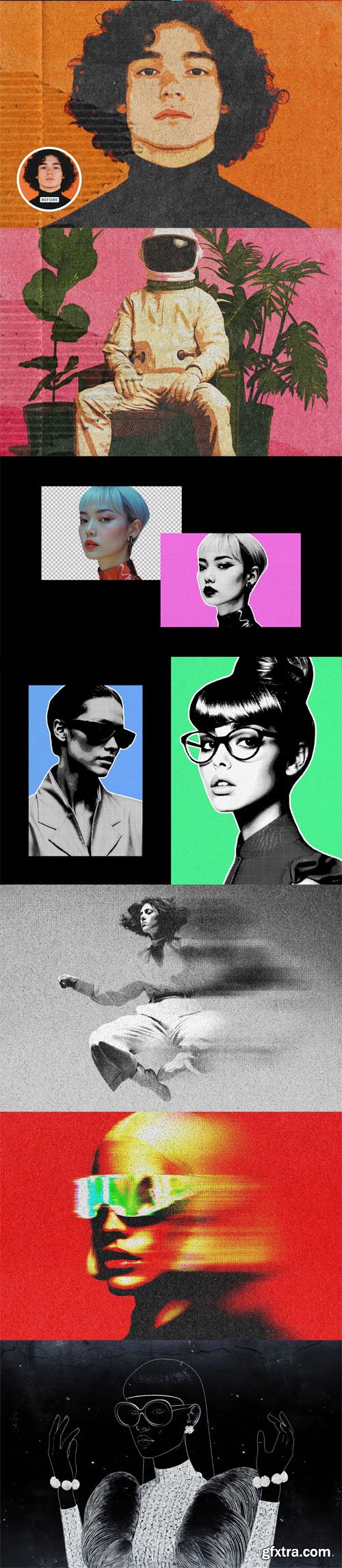 10+ Modern Photo Effects Pack for Photoshop