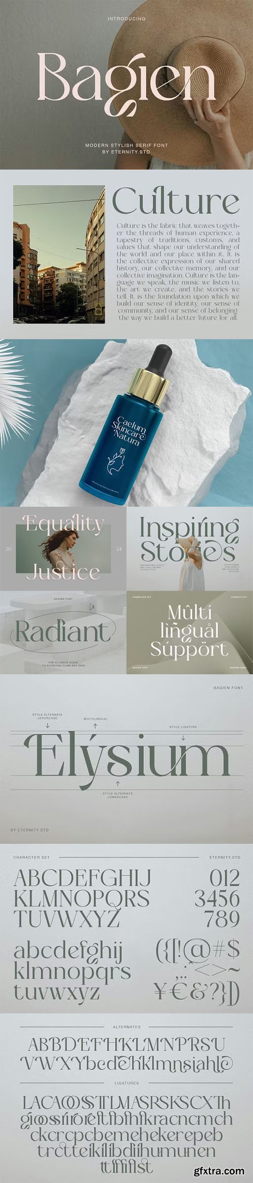 Bagien - Modern Stylish Serif Font