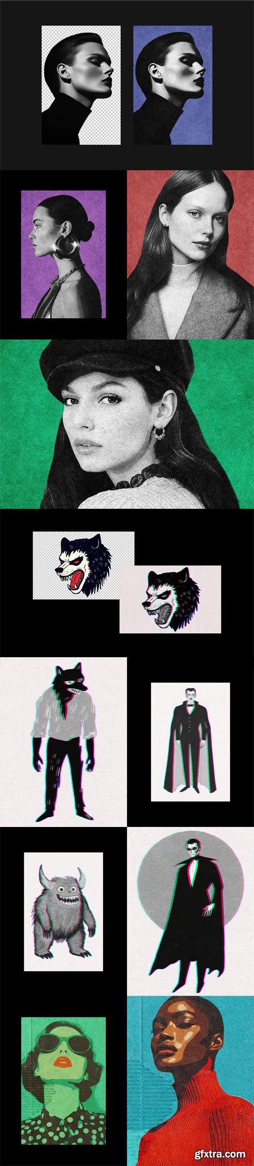 10+ Modern Photo Effects Pack for Photoshop