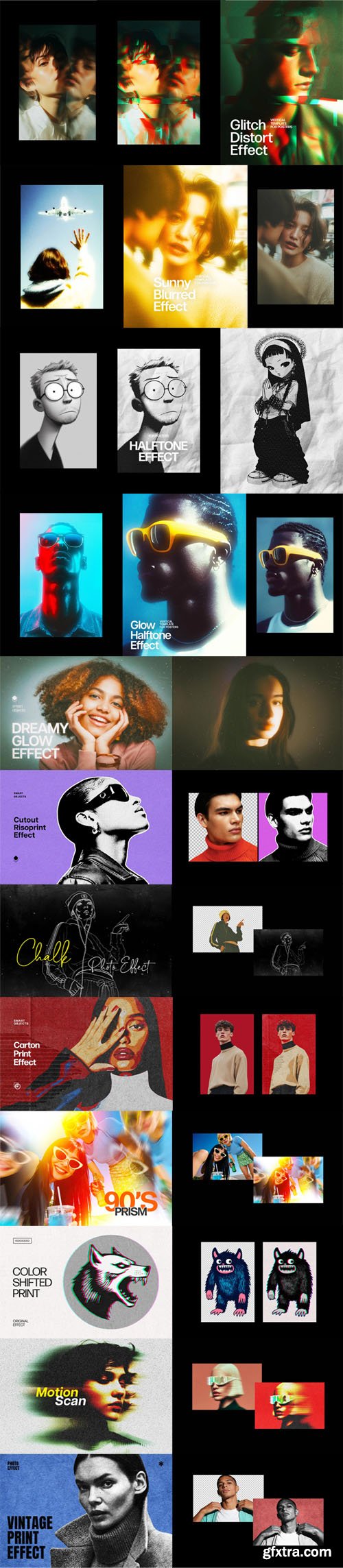 10+ Modern Photo Effects Pack for Photoshop