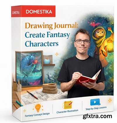 Domestika - Drawing Journal: Create Fantasy Characters