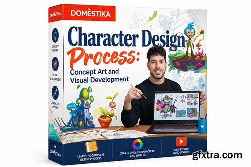 Domestika - Character Design Process: Concept Art and Visual Development