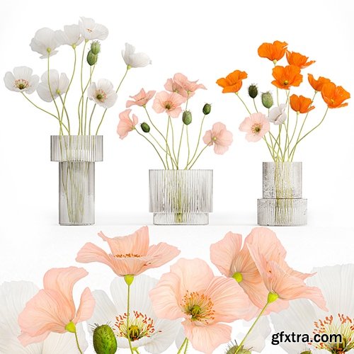 3dsky Pro - Bouquet of flowers. Set 400.
