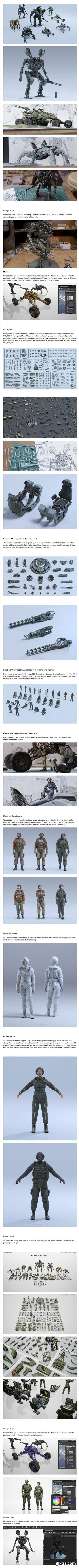Gumroad - Jama Jurabaev - Mech Squad Collection (Update Files)