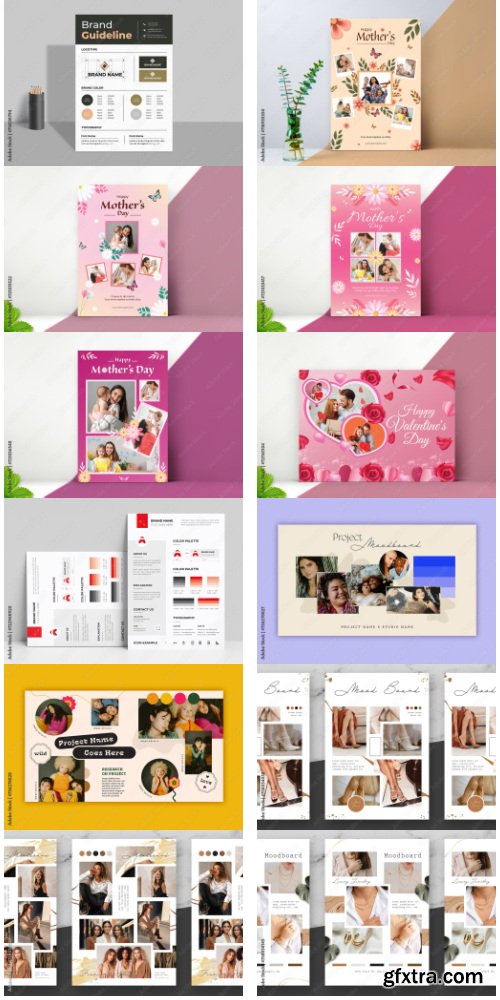 Collages & Moodboards Collection 20xAI