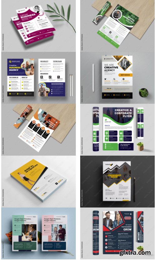 Corporate Business Flyer Design Template 46xAI