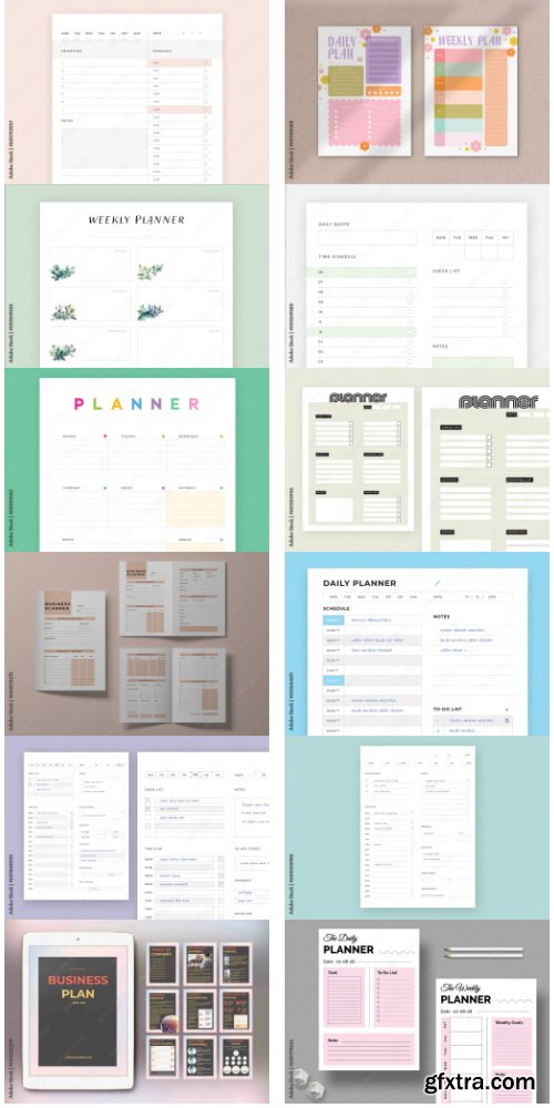 Calendars & Planners Collection 3 100xAI