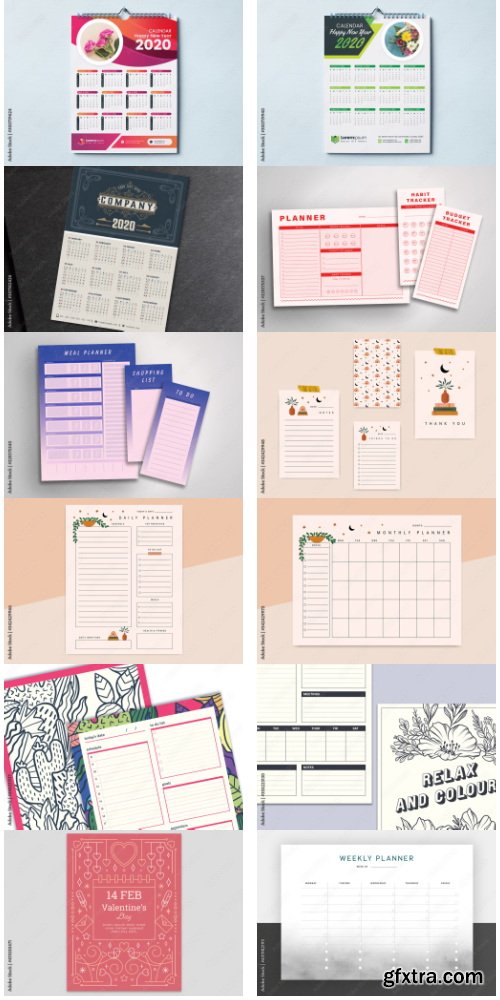 Calendars & Planners Collection 3 100xAI