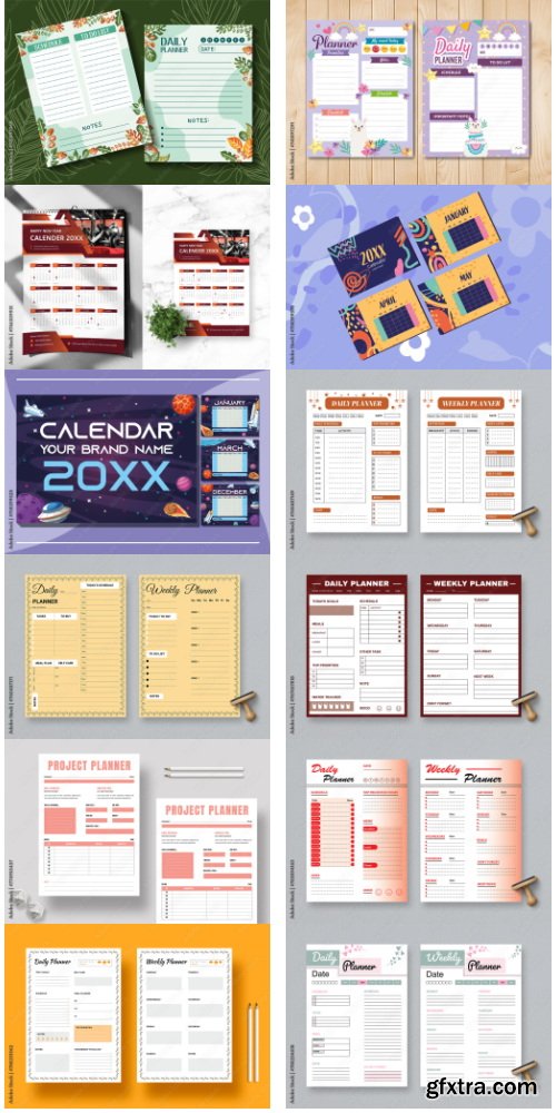 Calendars & Planners Collection 3 100xAI