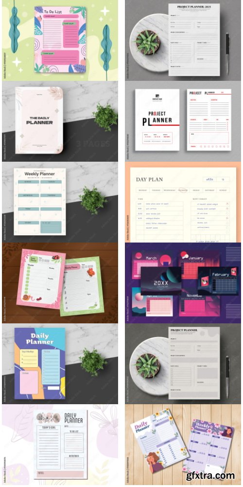 Calendars & Planners Collection 3 100xAI
