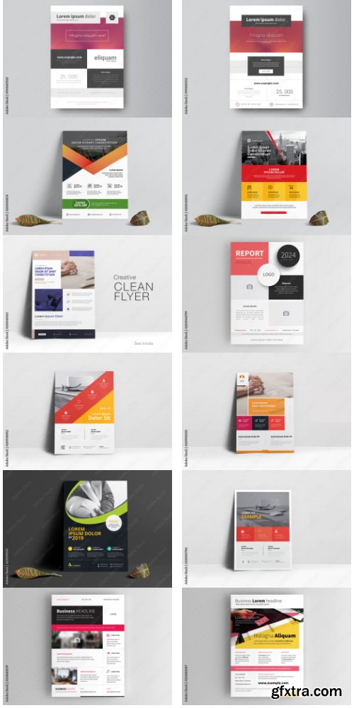Business Flyer Design Template 5 50xAI