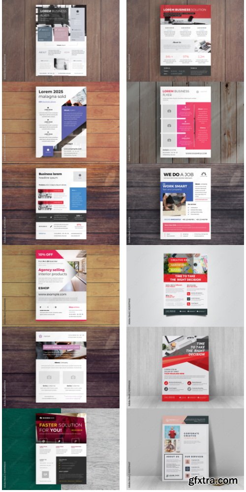 Business Flyer Design Template 5 50xAI
