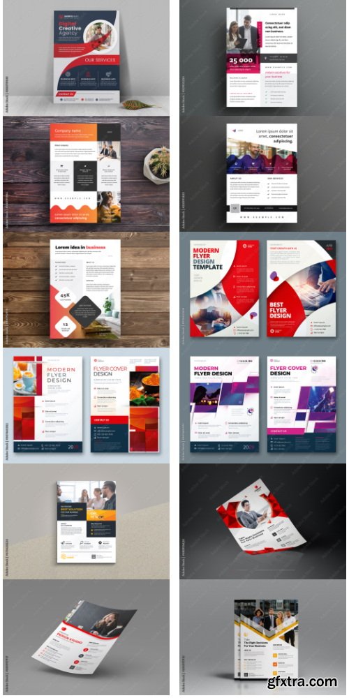 Business Flyer Design Template 5 50xAI