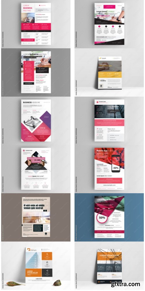 Business Flyer Design Template 5 50xAI