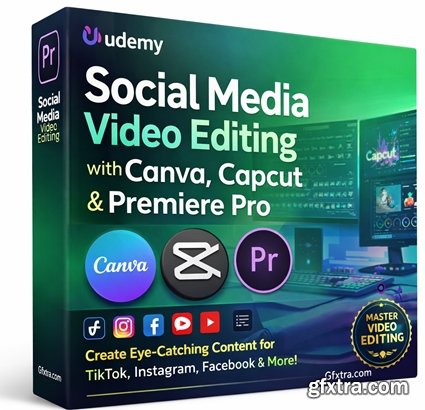 Udemy - Social Media Video Editing with Canva, Capcut & Premiere Pro