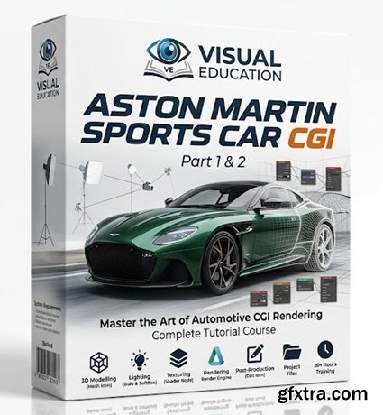 Visual Education - Aston Martin Sports Car CGI (Part 1 & 2)