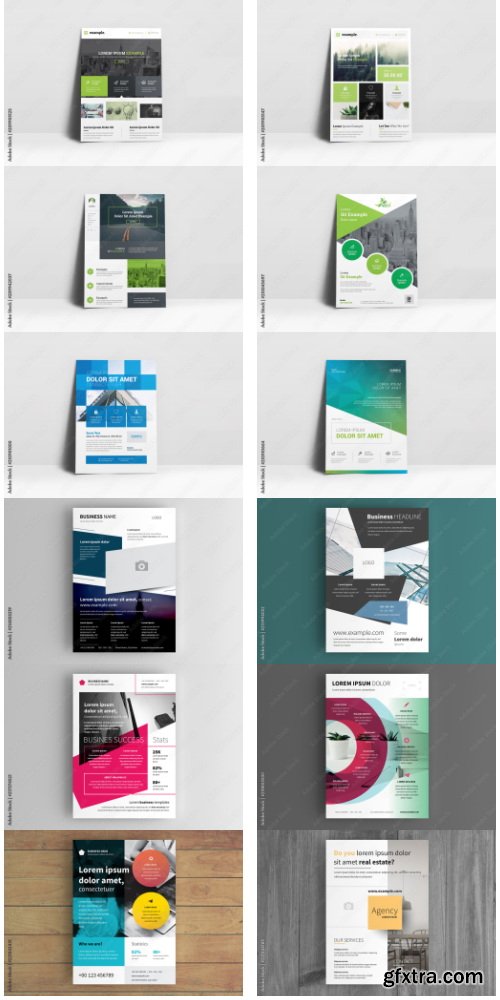 Business Flyer Design Template 3 49xAI