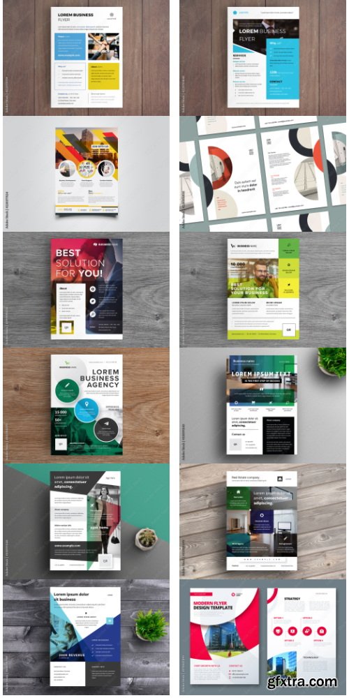 Business Flyer Design Template 3 49xAI