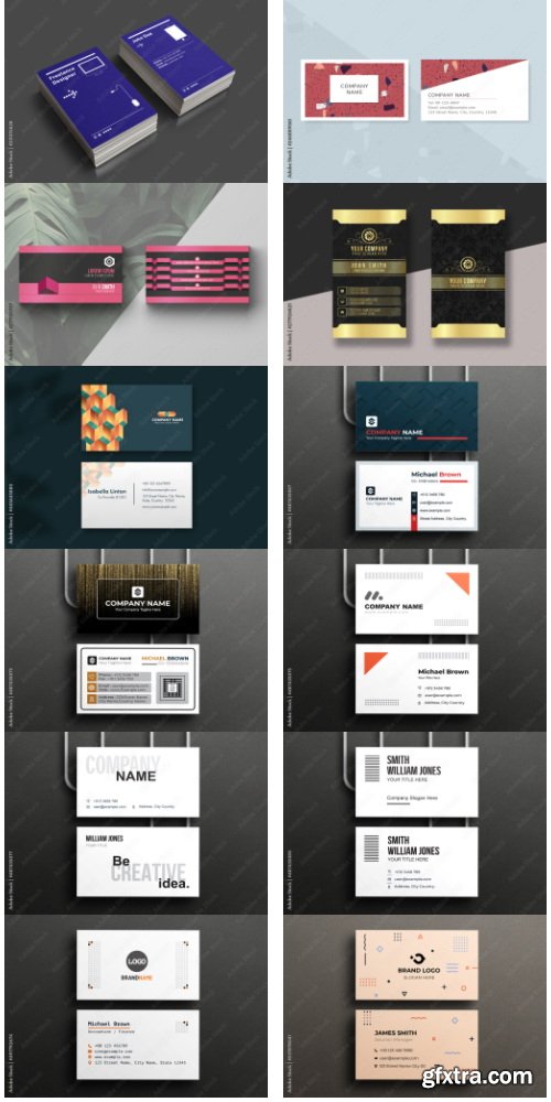 Business Card Layout 28xAI