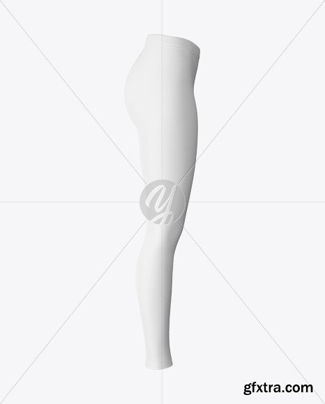 YellowImages - Long Leggings Mockup - Right Side View - 49503