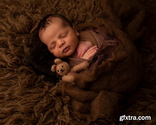 Megbittonproductions - Five Minute Edit: Teddy Bear Newborn