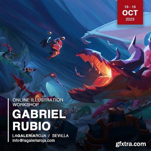 La Galeria Roja - ONLINE ILLUSTRATION WORKSHOP with Gabriel Rubio