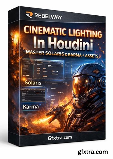 Rebelway - Cinematic Lighting In Houdini - Master Solaris & Karma + Assets