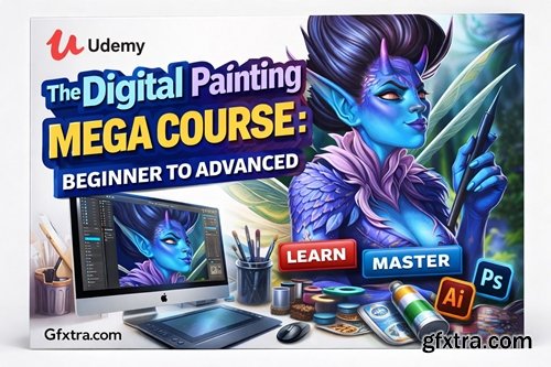 Udemy - The Digital Painting Mega Course: Beginner To Advanced