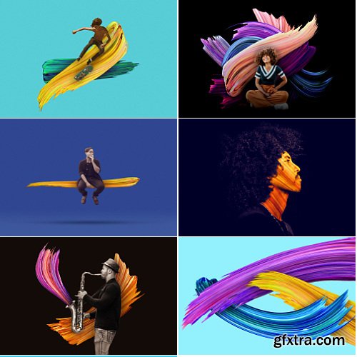 Chromasupply - Vibrant Paint Strokes, Vol. 1